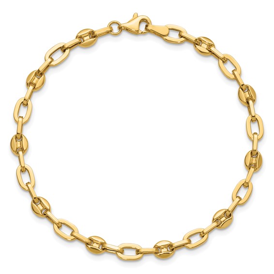Leslie's 14K Polished Fancy Link Bracelet