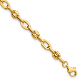 Leslie's 14K Polished Fancy Link Bracelet