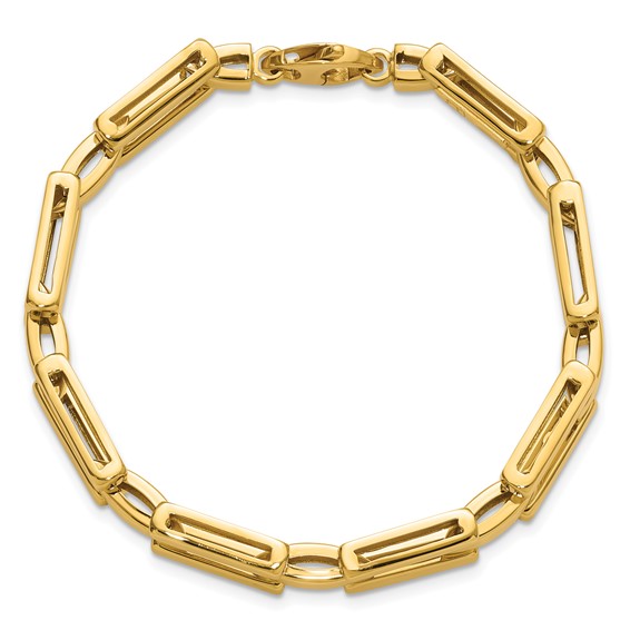 Leslie's 14K Polished Fancy Link Bracelet