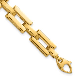 Leslie's 14K Polished Fancy Link Bracelet
