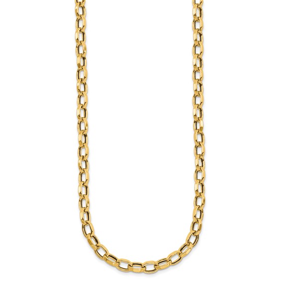 Leslie's 14K Polished Fancy Link Necklace