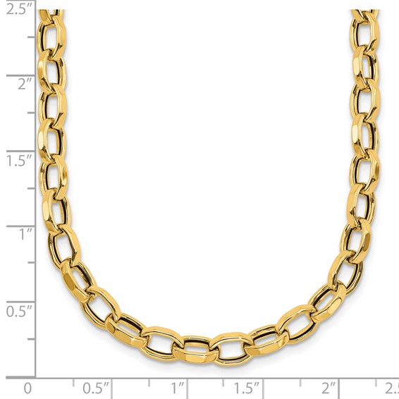 Leslie's 14K Polished Fancy Link Necklace