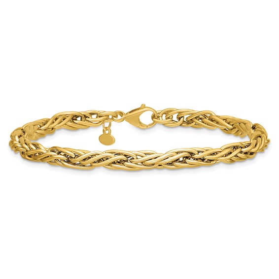 Leslie's 14K Polished Fancy Link Bracelet