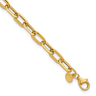 Leslie's 14K Polished Fancy Link Bracelet