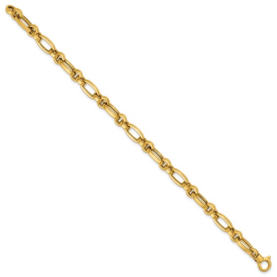Leslie's 14K Polished Fancy Link Bracelet
