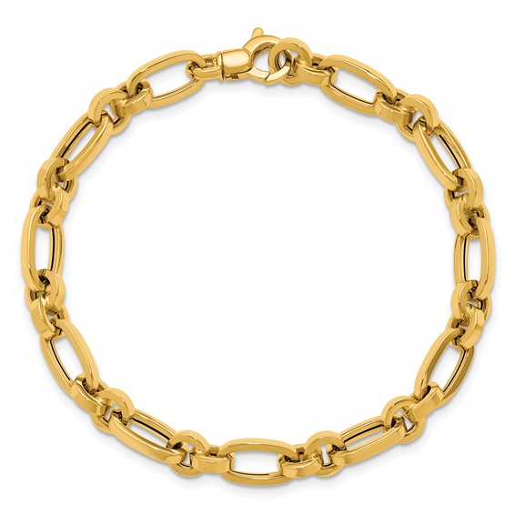 Leslie's 14K Polished Fancy Link Bracelet