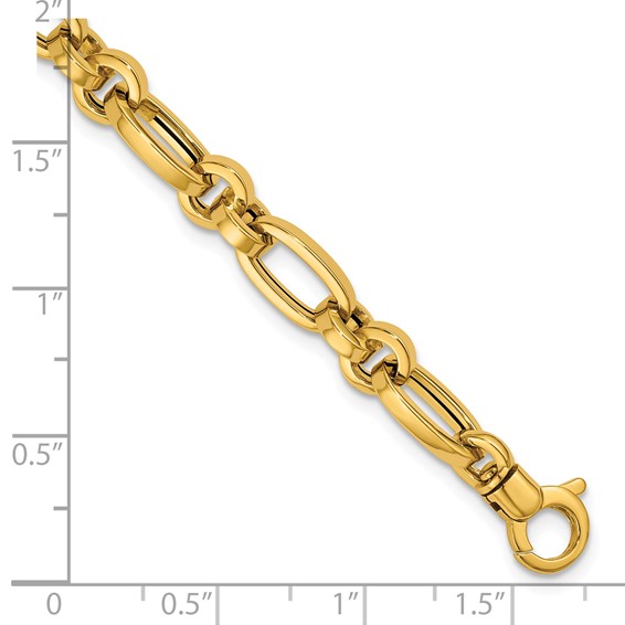 Leslie's 14K Polished Fancy Link Bracelet