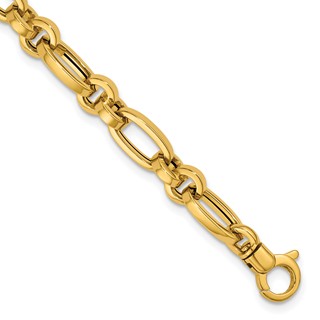 Leslie's 14K Polished Fancy Link Bracelet