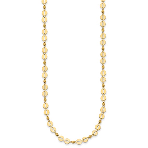 Leslie's 14K Polished Fancy Link Necklace