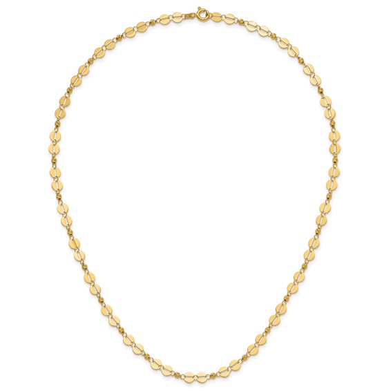 Leslie's 14K Polished Fancy Link Necklace