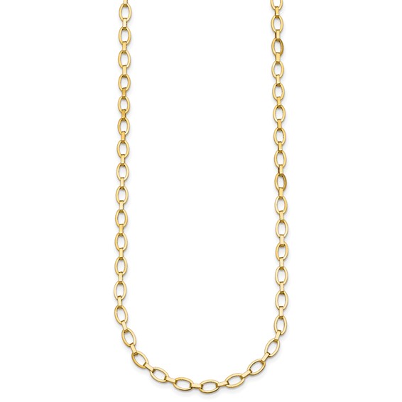 Leslie's 14K Polished Fancy Link Necklace