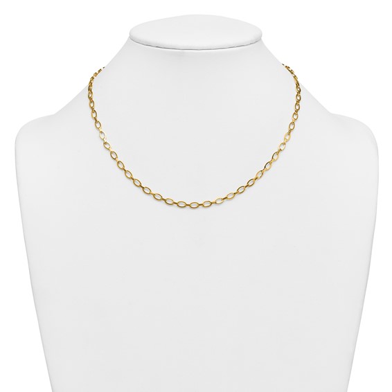 Leslie's 14K Polished Fancy Link Necklace
