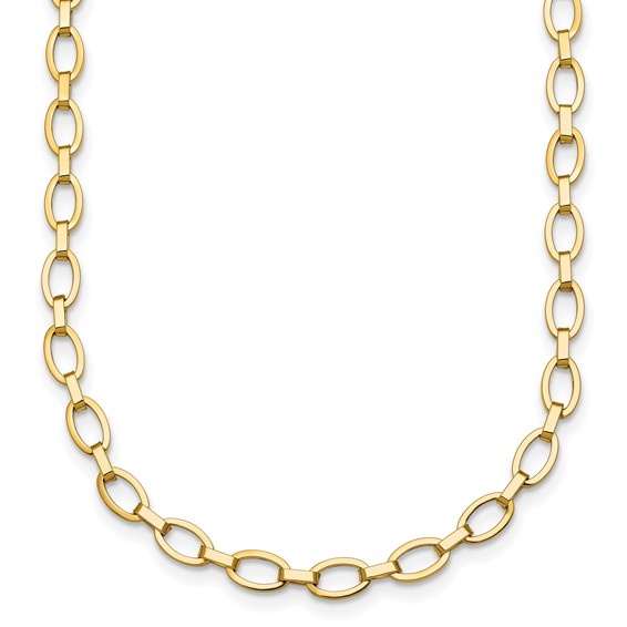 Leslie's 14K Polished Fancy Link Necklace