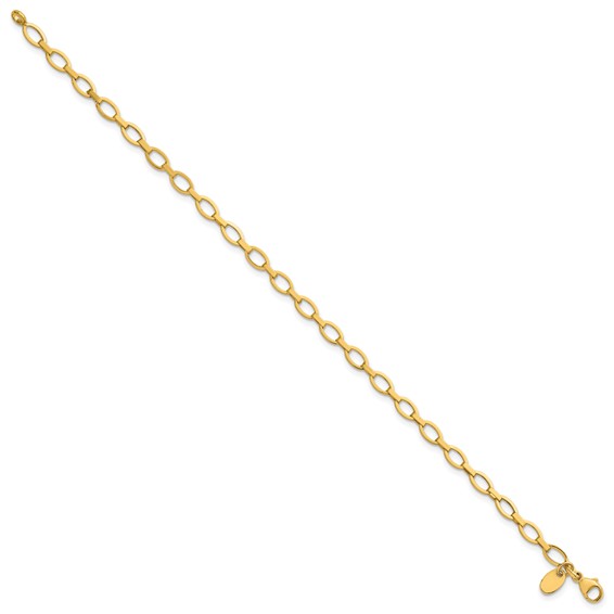 Leslie's 14K Polished Fancy Link Bracelet