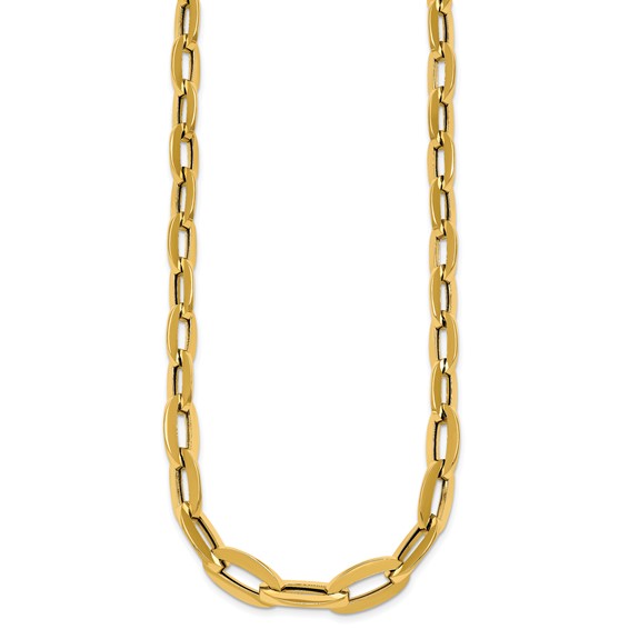 Leslie's 14K Polished Fancy Link Necklace