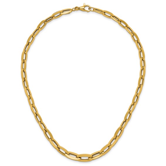 Leslie's 14K Polished Fancy Link Necklace