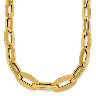 Leslie's 14K Polished Fancy Link Necklace