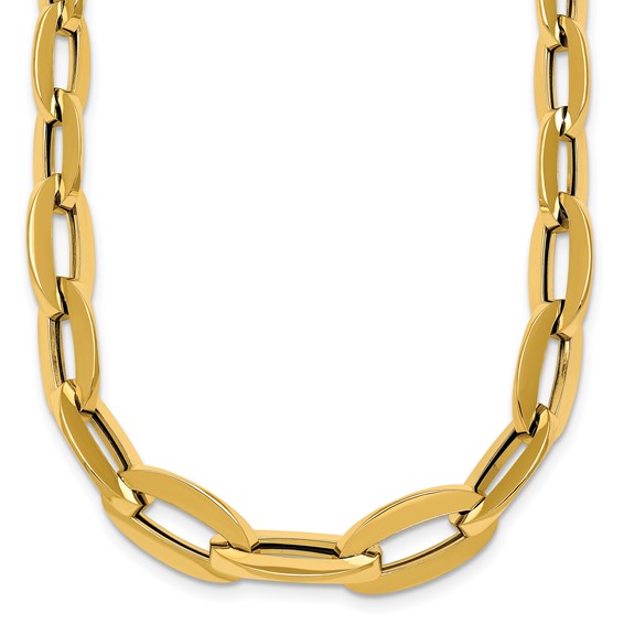 Leslie's 14K Polished Fancy Link Necklace