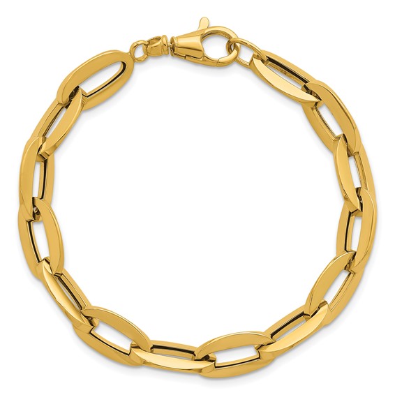 Leslie's 14K Polished Fancy Link Bracelet