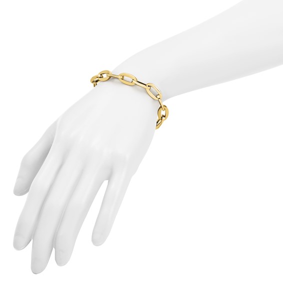 Leslie's 14K Polished Fancy Link Bracelet
