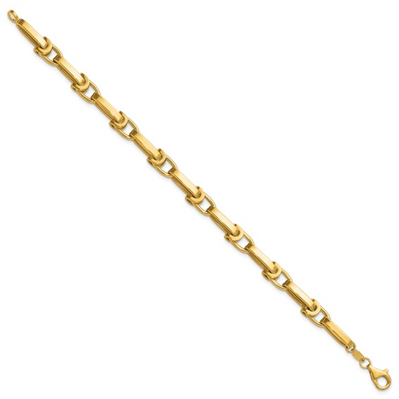 Leslie's 14K Polished Fancy Link Bracelet