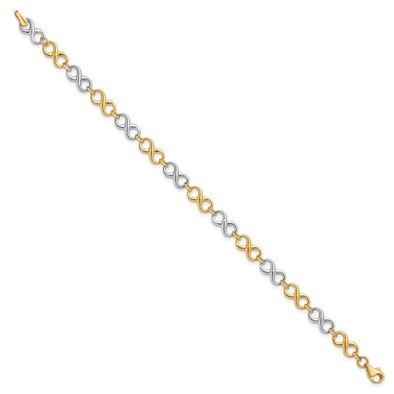 Leslie's Gold Infinity Link Bracelet