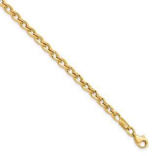 Leslie's 14K Polished Link Bracelet