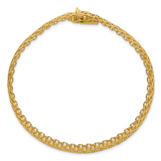 Leslie's 14K Polished Bracelet