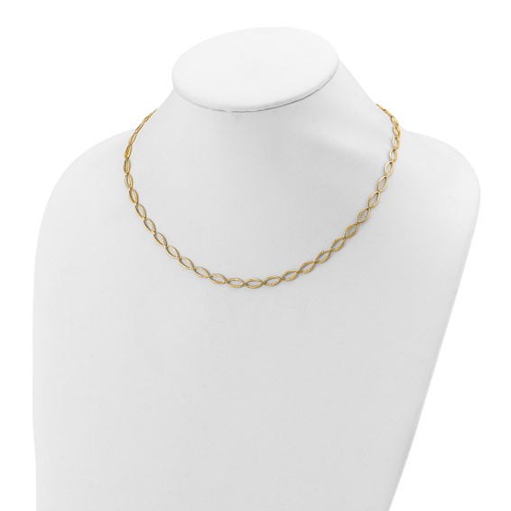 Leslie's Gold Link Necklace