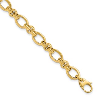 Leslie's 14K Polished Bracelet