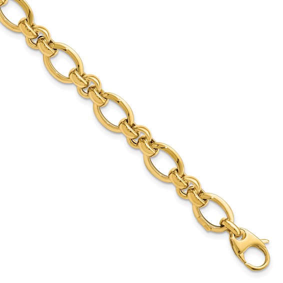 Leslie's 14K Polished Bracelet