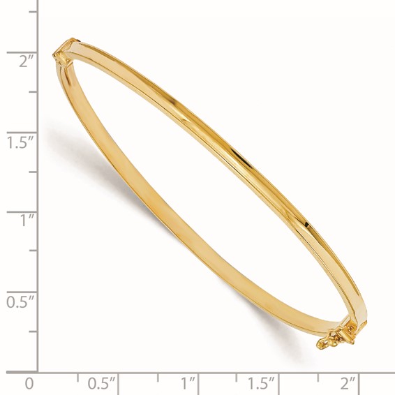 Leslie's 14K Polished Hinged Bangle