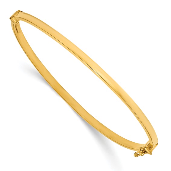 Leslie's 14K Polished Hinged Bangle