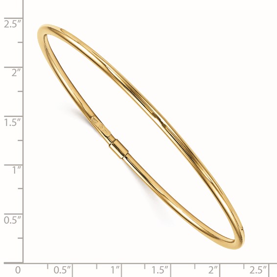 Leslie's 14K Polished Slip-on Bangle