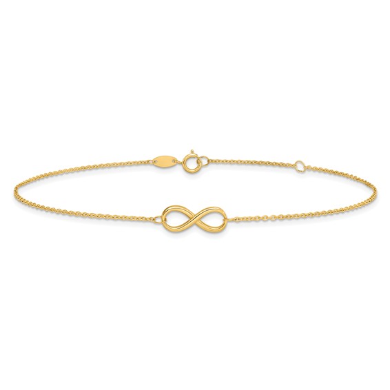 Leslie's Gold Infinity Anklets