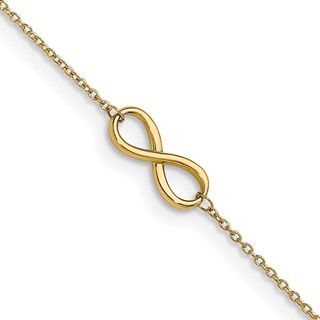 Leslie's Gold Infinity Anklets