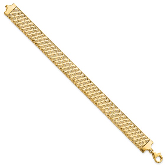 Leslie's 14K Fancy Stretch Bracelet