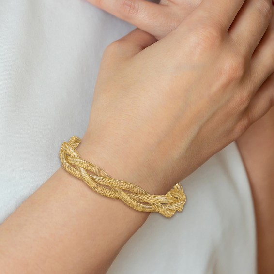 Leslie's Gold Stretch Bracelets