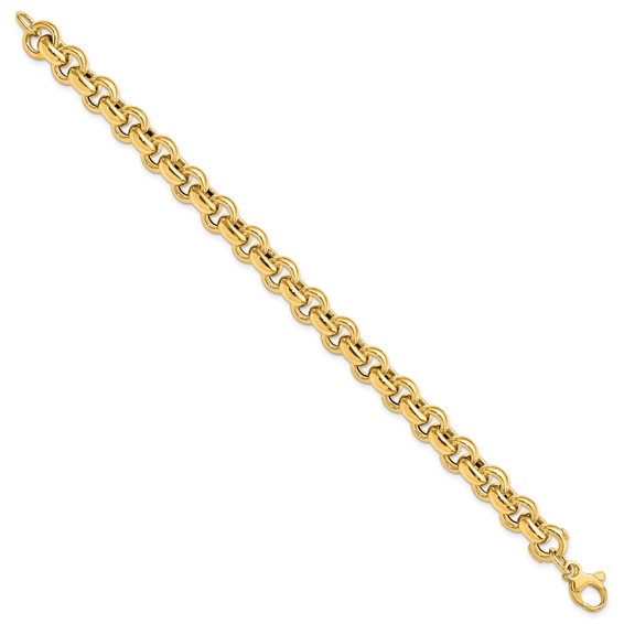 Leslie's 14K Polished Rolo Link Bracelet