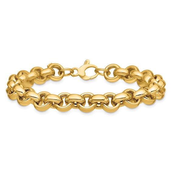 Leslie's 14K Polished Rolo Link Bracelet