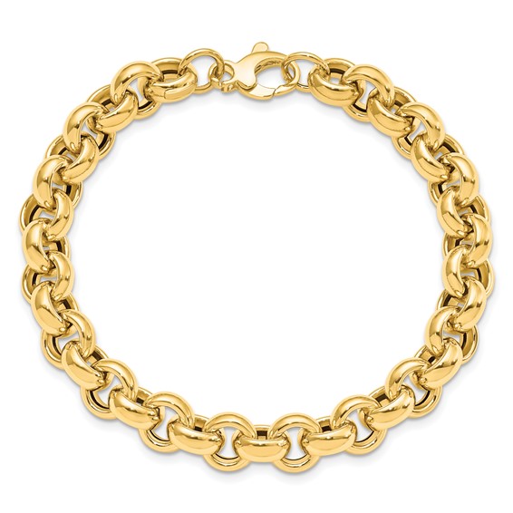 Leslie's 14K Polished Rolo Link Bracelet