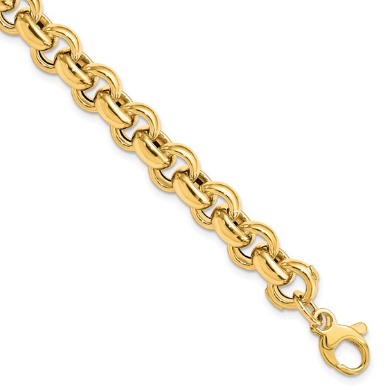 Leslie's 14K Polished Rolo Link Bracelet