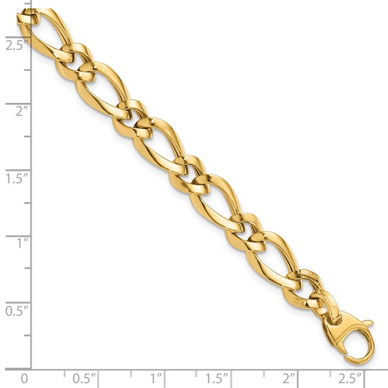Leslie's 14K Polished Fancy Link 7.5in Bracelet