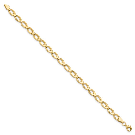 Leslie's 14K Fancy Link Bracelet