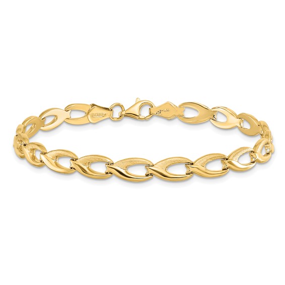 Leslie's 14K Fancy Link Bracelet