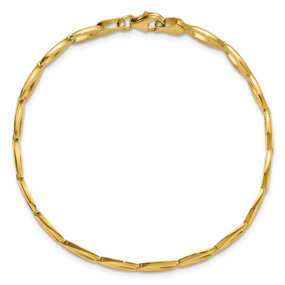 Leslie's 14K Fancy Link Bracelet