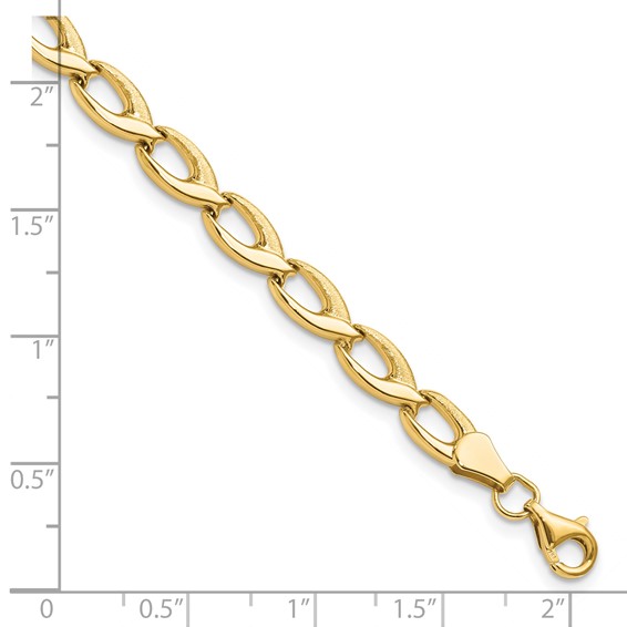 Leslie's 14K Fancy Link Bracelet