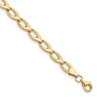 Leslie's 14K Fancy Link Bracelet
