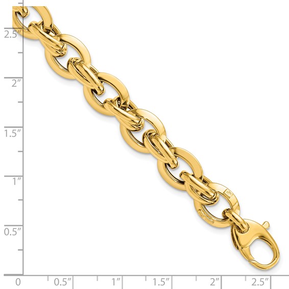 Leslie's 14K Polished Fancy Link Bracelet