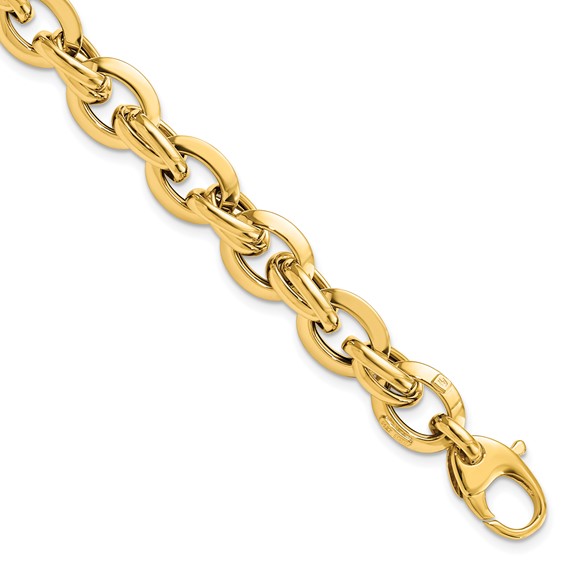 Leslie's 14K Polished Fancy Link Bracelet